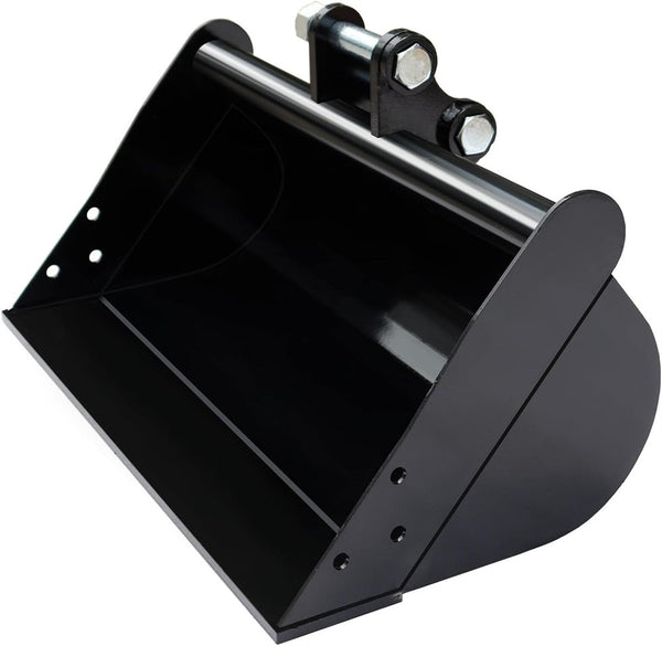 600mm Flat Tooth Backhoe Bucket Attachment Plain Mud Bucket Grading Attachment