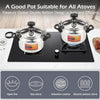 9L Pressure Cooker Explosion-Proof One Hand Locking 304 Stainless Steel Cooker