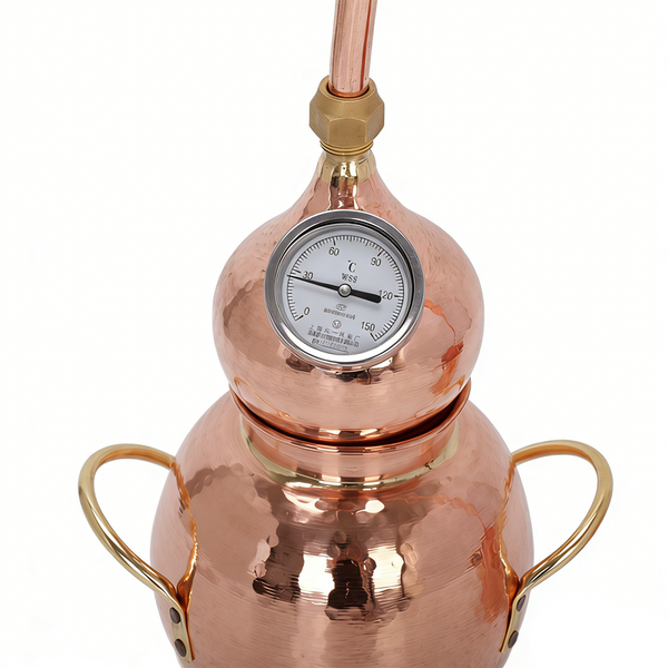 Copper Distiller Essential Oil Extraction Chamomile Mugwort Homemade Hydrosols