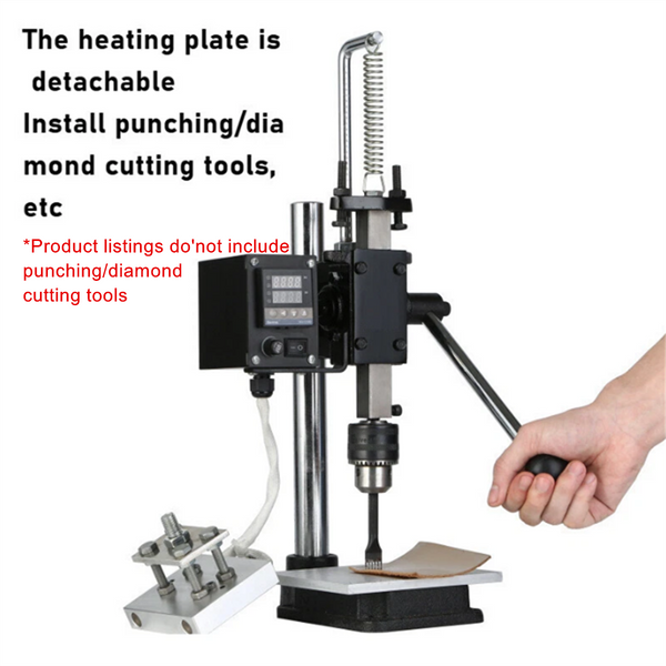 Upgraded Hot Foil Stamping Machine 5x7cm Leather Bronzing Pressure Mark Machine