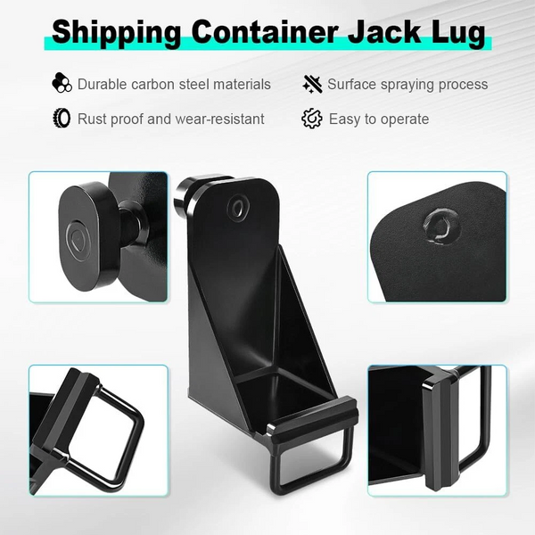 Heavy-Duty Shipping Container Jack Lug Leveler with U-Shaped Handle Shippin AU