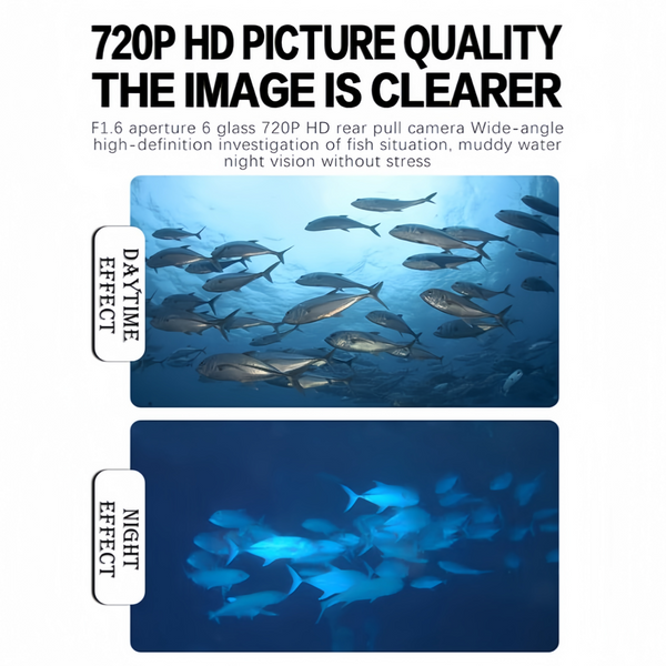 HD Professional Fishing Camera Underwater Recorder Mobile Access Super Depth