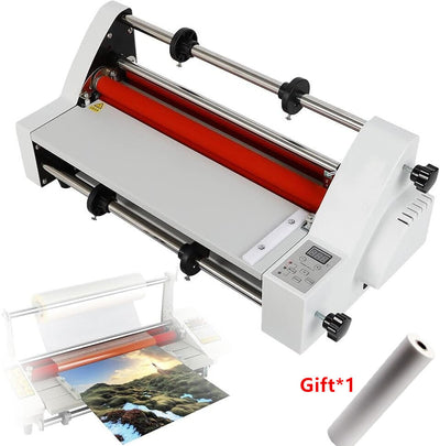 350mm Laminator Machine Cold Hot Roller for Paper Card Wood Veneer PVC Foil