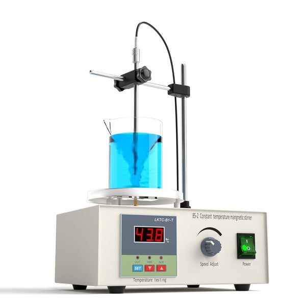 2L Magnetic Stirrer Hot Plate with Digital Temperature Display & Speed Adjusting