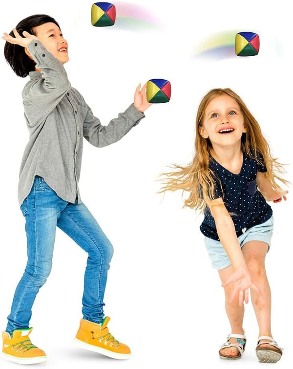 20X Juggling Balls Kids Toy Set Ball Bag for Magic Circus Juggling Balls
