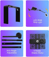 Overhead 360 Photo Booth for Big Parties w/ Rotating Ring Light for Wedding AU