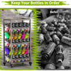 50 Can Spray Paint Storage Rack Aerosol Storage Cart Rolling Spray Bottle Holder