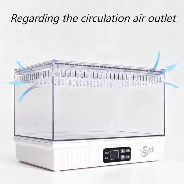 Thermal Reptile Terrarium Breathable Reptile Breeding Cage Breeding Habitat