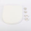 Thick Toilet Seat Soft Close Luxury White Heavy Duty Quick Release U Shape PP