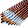 13PCS Artist Paint Brush Set for Oil Acrylic Watercolour Face Rock Long Handle