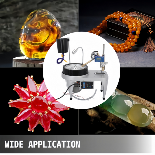 180W Gem Faceting Machine&Flat Grinder Jewel Polisher Crystal Engraving Drilling