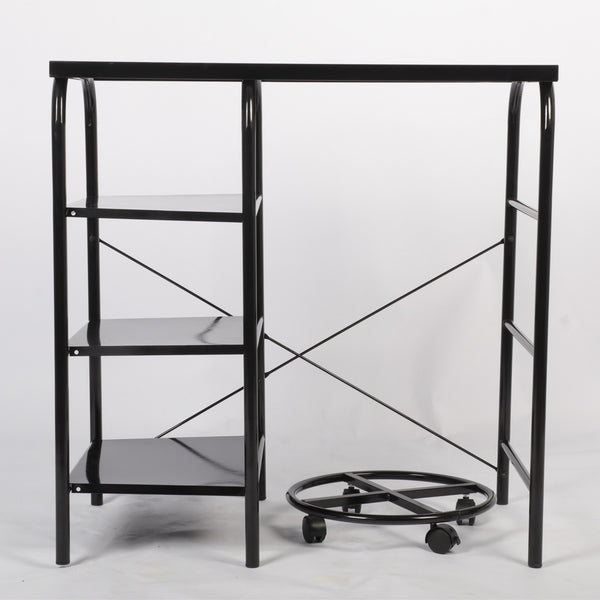 Gas Stove Cooking Table 3-Tier Kitchen Storage Rack Dish Organizer Detachable