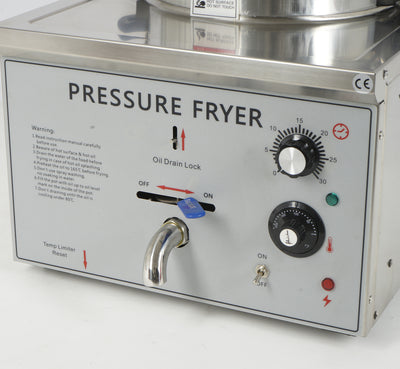 Constant Temp Food Oven Fryer Desktop Single Cylinder Electric Pressure Fryer