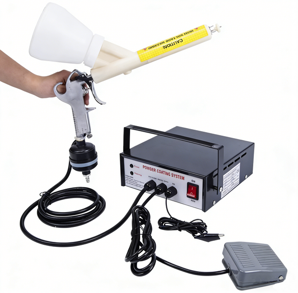 Automatic Powder Coating Machine Electrostatic Air Paint Sprayer Gun Adjustable