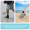 Beach Sand Scoop Metal Detecting Sand Scoop with Removable Long Handle Handheld