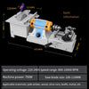 220V Gem Lathe Polisher Carving Machine Table Saw Punching Grinding Machine