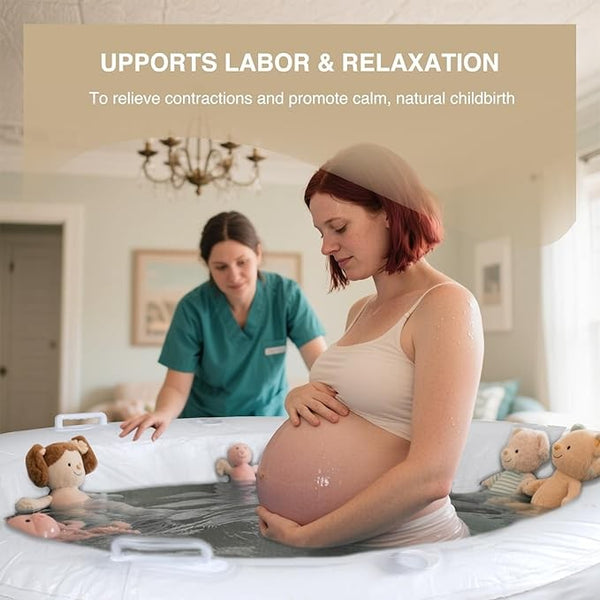 Inflatable Birth Pool Mom Birthing Pool for Home Birth Moms Air Pump Kits AU