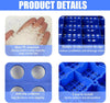 2x 40*40*3cm Plastic Pallets for Basement Garage Supermarket Storage Waterproof