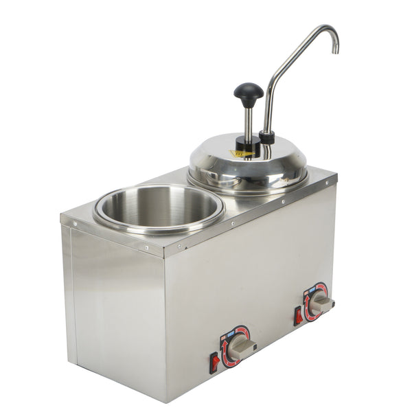 5L Sauce Fudge Pump Warmer Machine Hot Chocolate Cheese Dispenser Sauce Pump