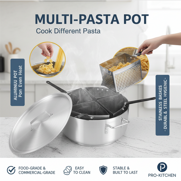 20 Quart Pasta Pot Fryer Pot OR Stainless Steel Pasta Pot Strainer Basket