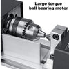 Mini Lathe Beads Machine Woodwork DIY Lathe Polishing Drill Set 6 Carving Blade