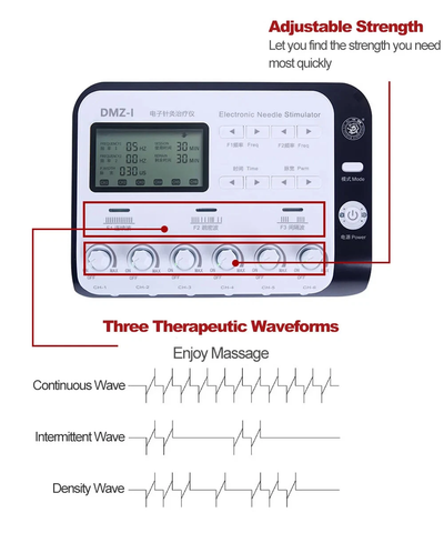6 Output Electronic Acupuncture Stimulator Machine Body Relax Massager Device