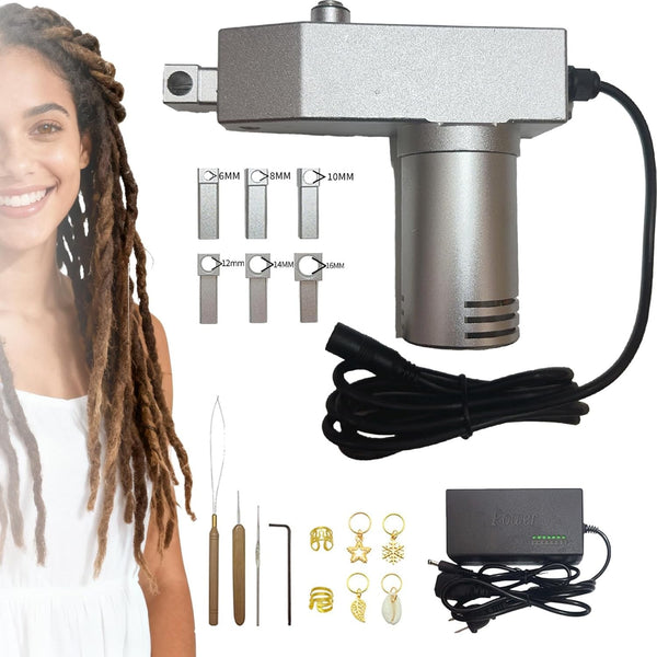 Upgraded Dreadlocks Machine Handheld Electric Instant Dreadlocks Maker, 6-16mm