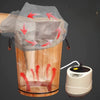 Foot Bucket With Steam Machine Wooden Basin for Soaking Tub W/Massager and Lid