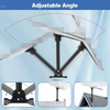 Stainless Steel Pivot Roof Mount Kit Heavy Duty Roof & Wall 180° Adjustable Pole