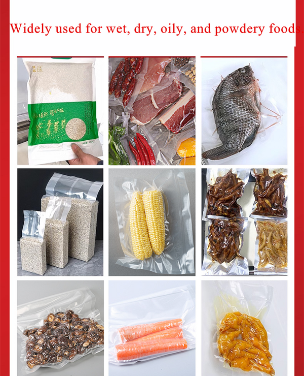 Heavy Duty Full Automatic Chamber Vacuum Sealer Machine Dry Wet Food Packing
