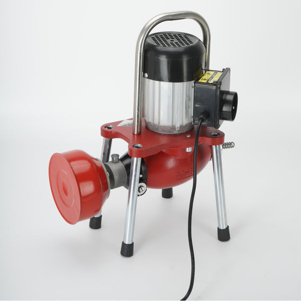 370W Electric Drain Cleaner Machine Plumbing Sewerage Pipe Machine w/7 Cutters