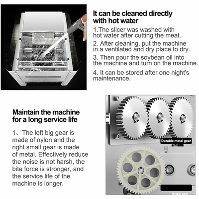 850W Meat Cutter Machine 3.5mm Electric Meat Slicer Shredded Cutting Machine AU