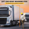Load Height Measuring Stick Adjustable Pole Non-Conductive for Truck Trailer