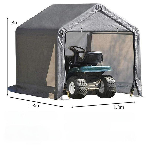 Outdoor Storage Shelter Garage Storage Shed 1.8M*1.8M*1.8M Portable Carport Tent