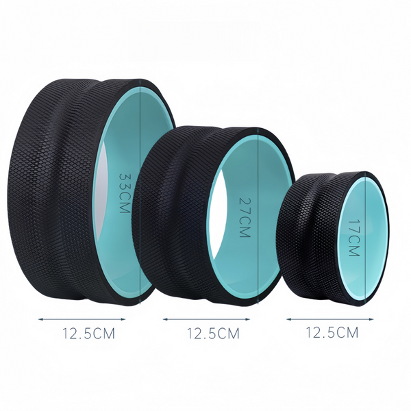 Back Roller Wheel Set of 4 Massage Roller with Density Foam for Physical Therapy