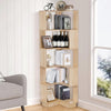 5 Tier Corner Bookshelf Storage Large Wooden Open Storage Display Stand 1.75m AU
