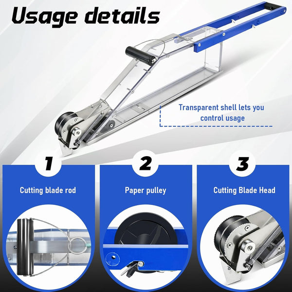Drywall Banjo Taping Tool Mud Box Corner Roller Plaster Taping Machine 2.5L
