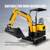 1000mm Mini Excavator Flat Backhoe Bucket Digging Bucket Small Digger Bucket AU