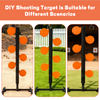 6" 7.7mm AR500 Steel Shooting Range Targets Target Tree Metal Paddles With Tubes