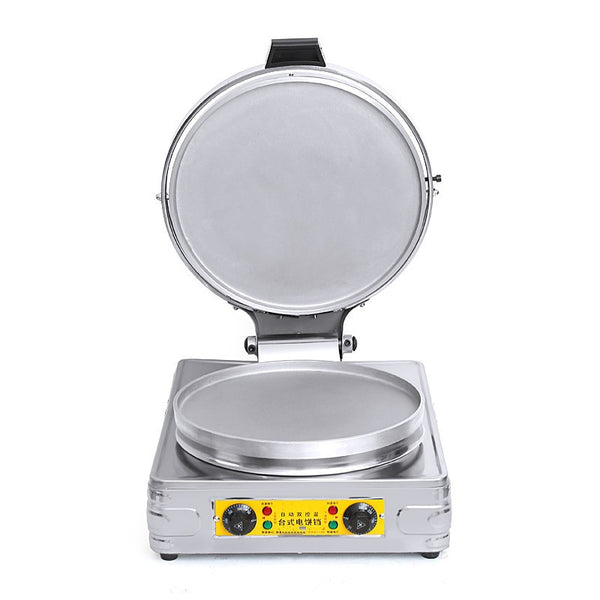 2700W Commercial Griddle 40cm Pizza Maker Pan Saucy Pancake Baker Pan AU PLUG