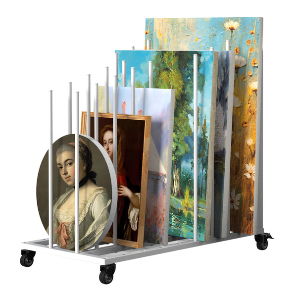 Art Drying Rack Painting Canvas Storage Rack Metal Drawing Storage Rack