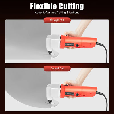 Electric Nibbler 2.5mm Sheet Metal Shear 500W Hand-held Scissor Cutter 2000r/min