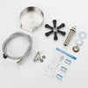 Kitchen Sink Glass Rinser Stainless Steel Cup Washer for Sink 9 Holes Cleaner