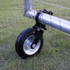 6inch Gate Wheel Supporting with 1-5/8" Thru 2" Gate Frames for Chain Link Fence