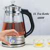 1L Electric Smart Kettle Automatic Steam Spray Teapot Coffee Tea Glass Boiler