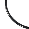 SUS304 Curved Shower Curtain Rod Black Stainless Steel 90-130cm Extendable AU