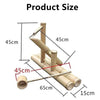 Bamboo Fountain with Pump Japanese Rocking Fountains Kit Bamboo Water Fountain