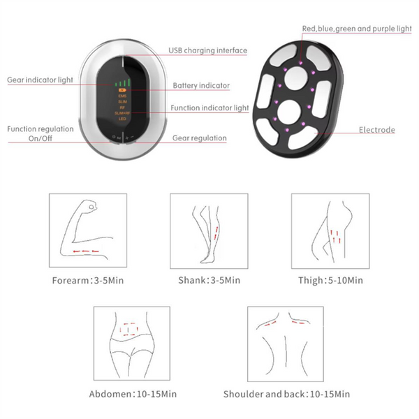 RF Radio Frequency Body Slimming Machine Therapy Lose Weight Cellulite Massager