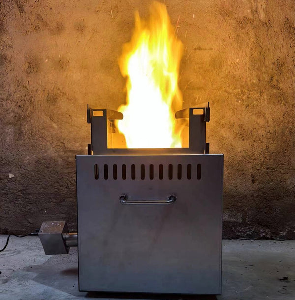 New Smokeless Burner Eco-friendly Stove Portable Heating Furnace Burning Tools