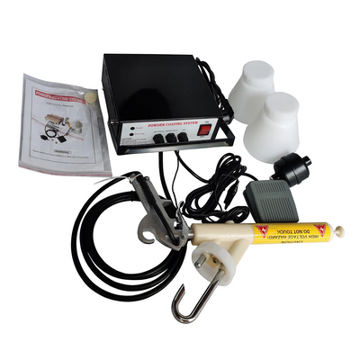 Automatic Powder Coating Machine Electrostatic Air Paint Sprayer Gun Adjustable